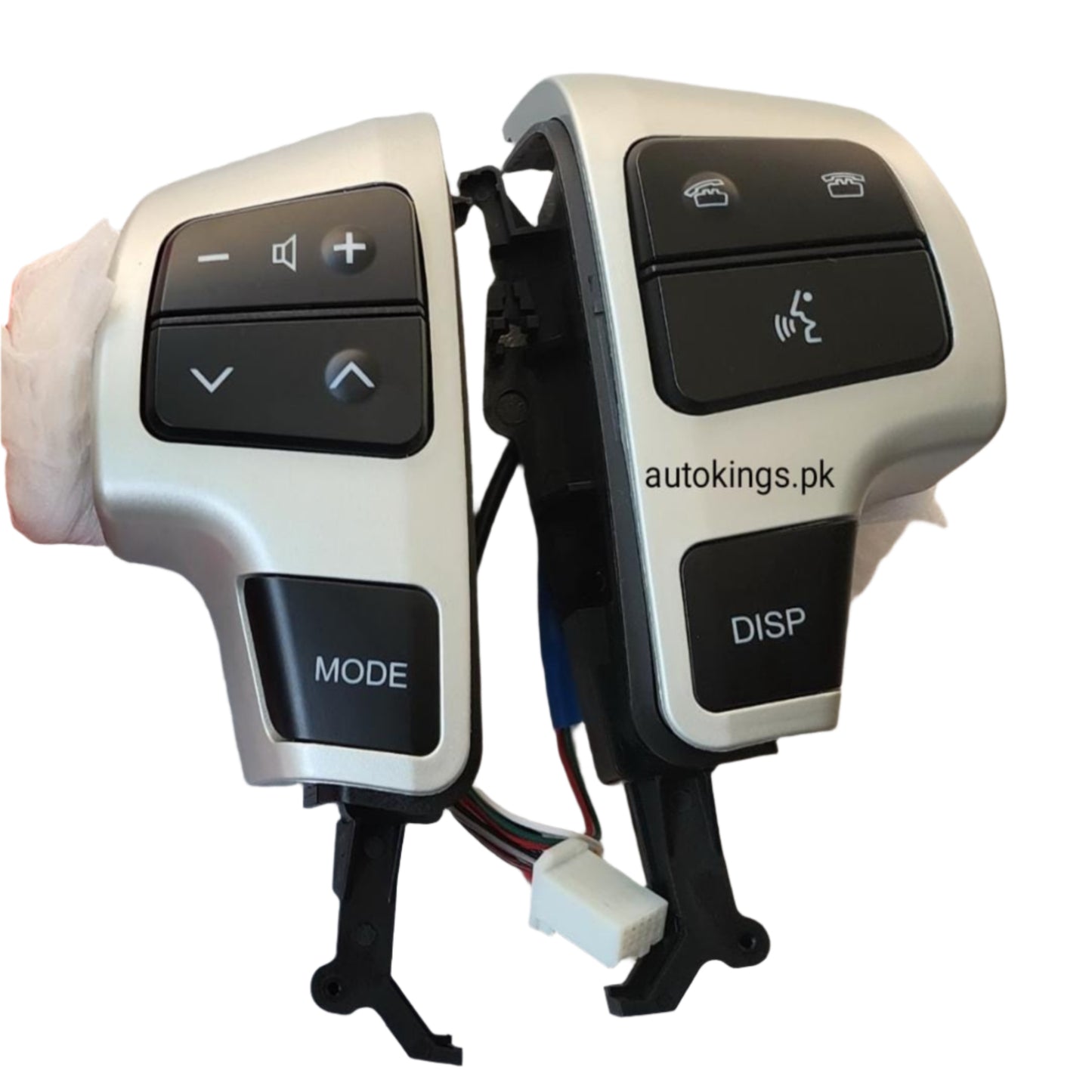 Toyota Land Cruiser V8 steering wheel multimedia buttons keys switches remote - autokings.pk